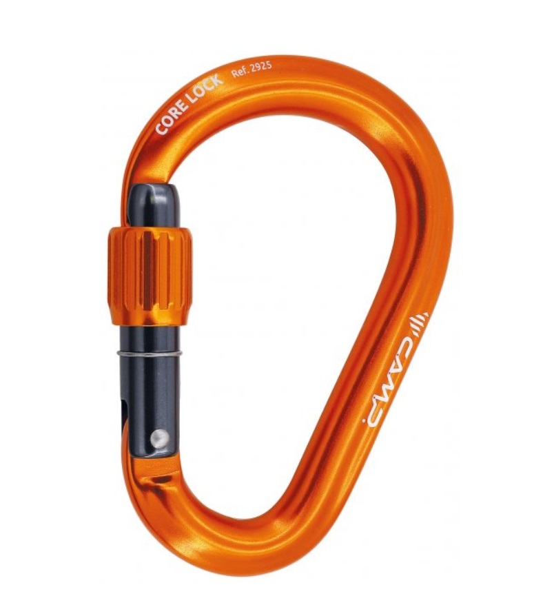 Mosquetão Trava Core Lock 23KN - Camp - Cor Laranja - Equinox