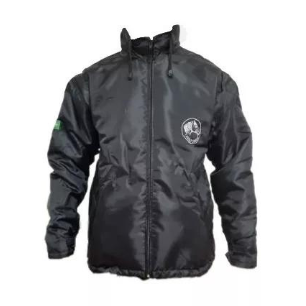 Jaqueta Colete Bordada Cavalo Crioulo Impermeável