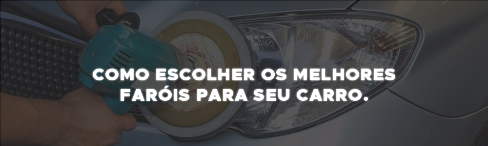 Faróis de carro iluminando uma estrada à noite