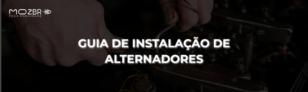 Ferramentas e um novo alternador prontos para a instalação
