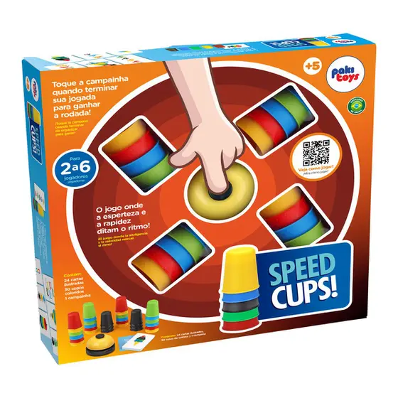 Jogo Speed Cups - Pakitoys | Alternativa Brinquedos - Alternativa