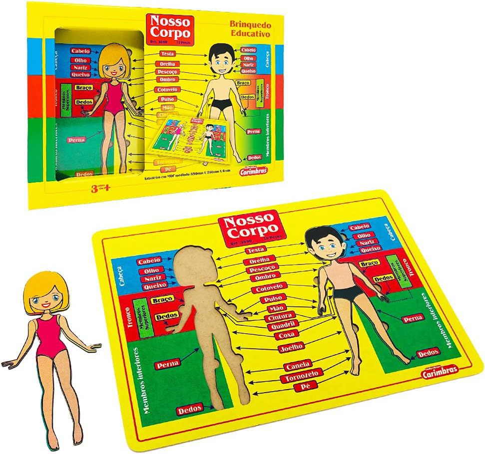 Esquema Corporal Rompecabezas Humano Para NiÃ±os Esquema Corporal