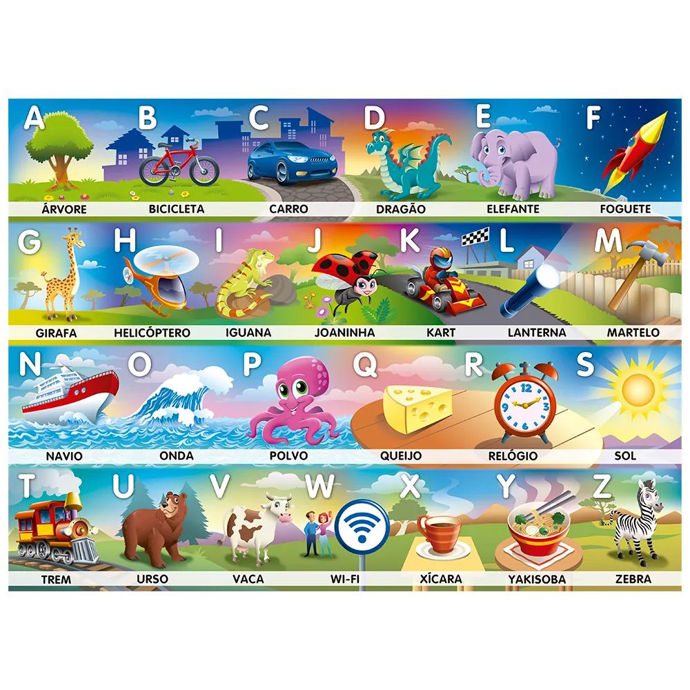 Puzzle Alfabeto do A ao Z - Grow | Alternativa Brinquedos