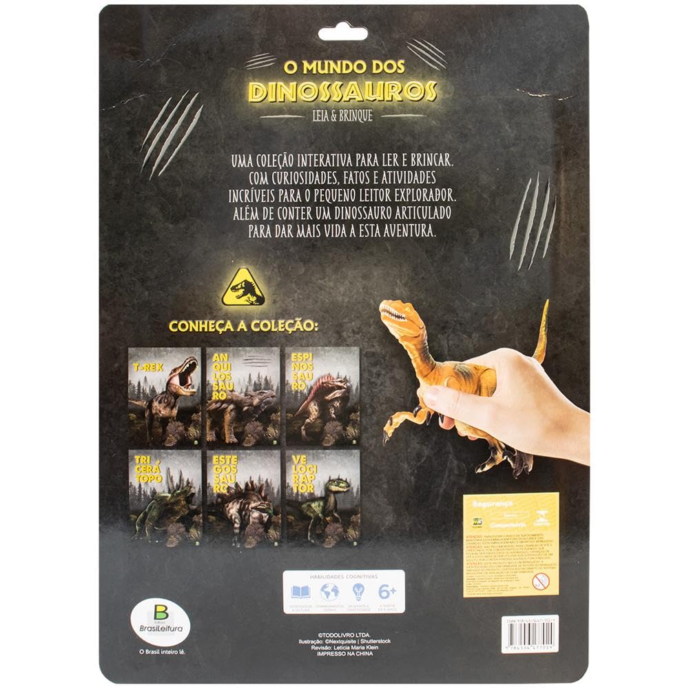 (未使用･未開封品)　Velociraptor / [DVD] df5ndr3 Velociraptor Dinossauro Articulado Mundo dos Dinossauros