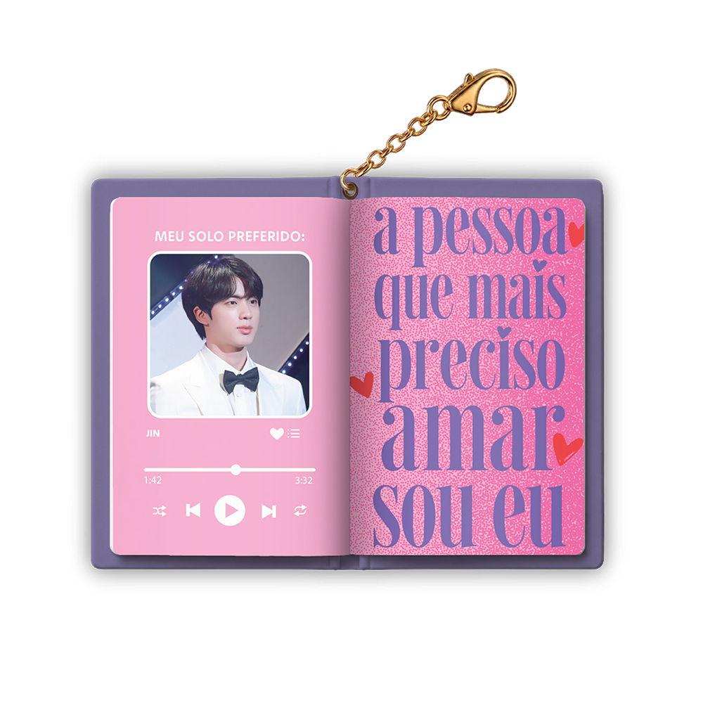 Livro-Chaveiro Pop Book BTS - Loja Agir - Editora Agir