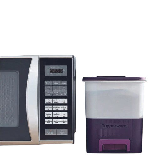 Tupperware Modular Dispenser Arroz 5kg Smart Roxo - Utensílios