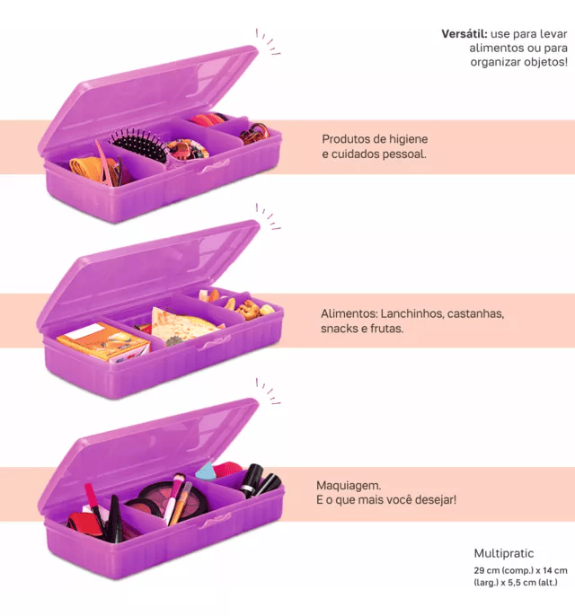 Tupperware Multipratic Wild Mulberry - Utensílios Brasil
