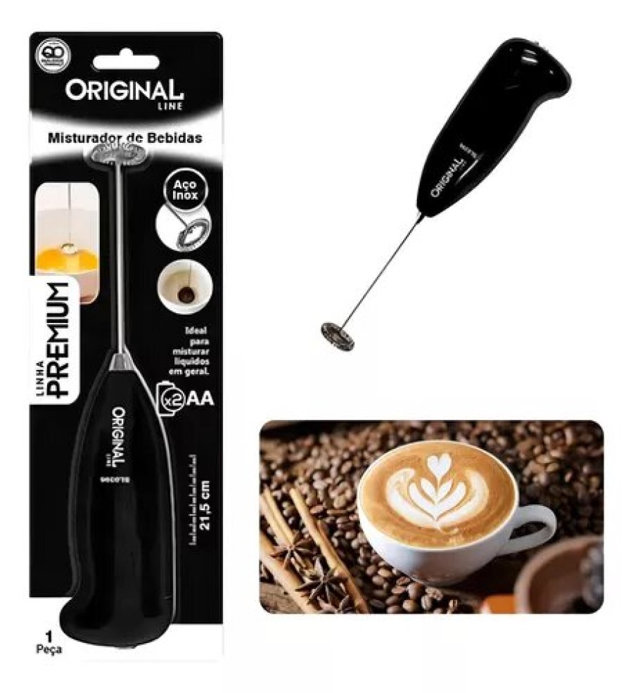 Mixer Preto - Misturador de Bebidas - Original Line - Utensílios