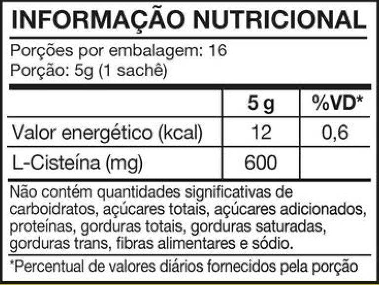 Informação nutricional Muniprime