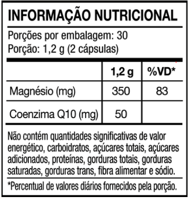 Informação nutricional COQFLAN MAG