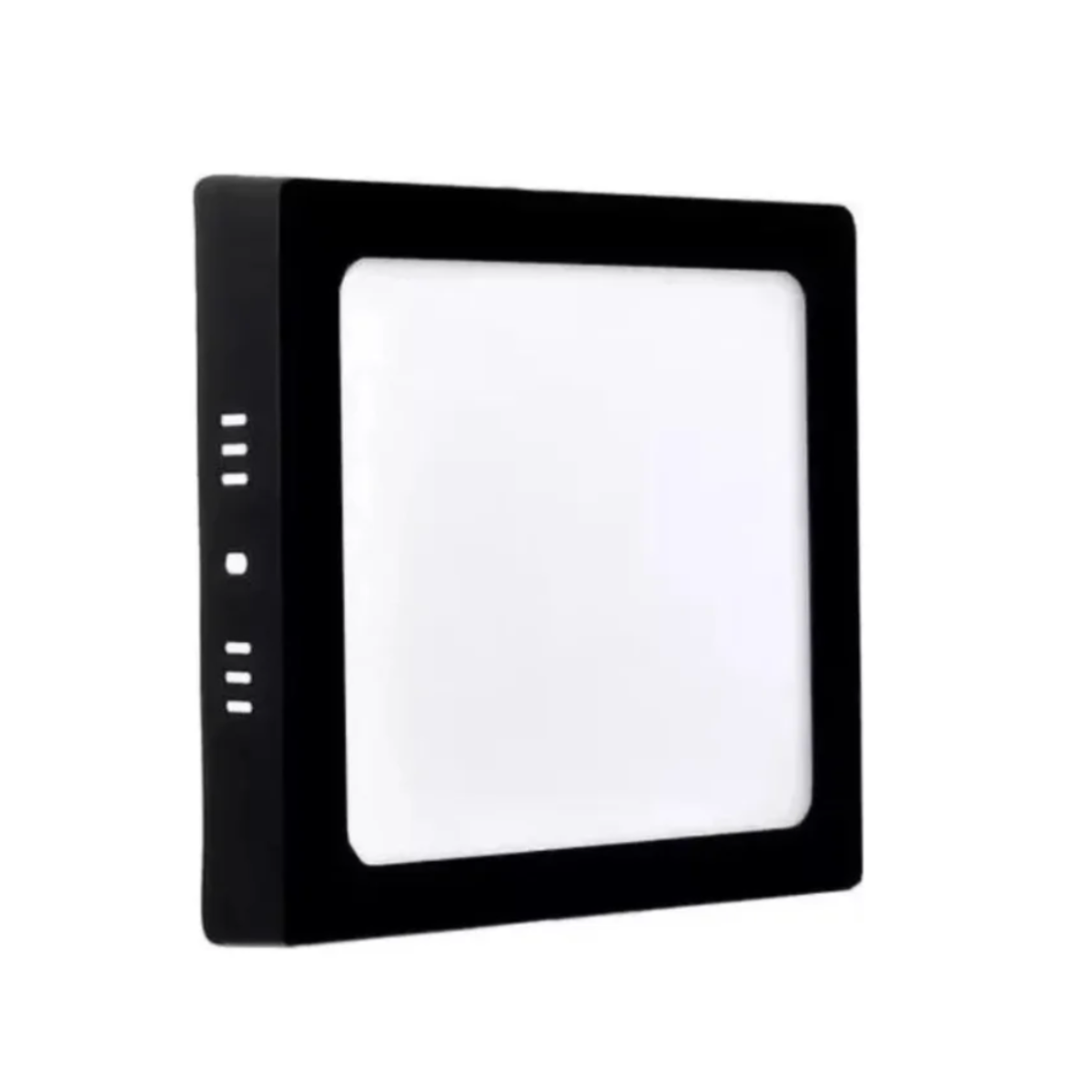 Luz uniforme do plafon LED de sobrepor 12W preto Taschibra