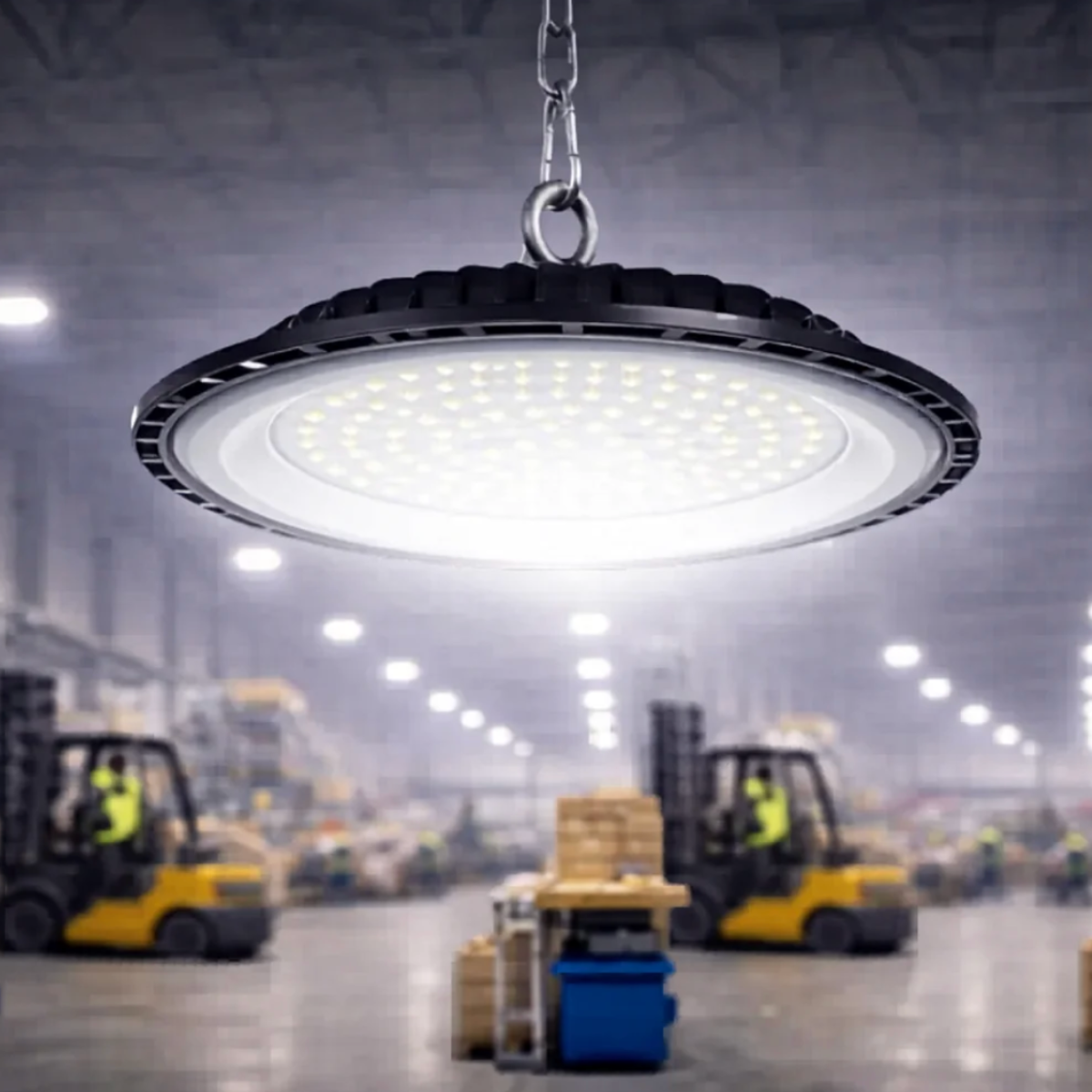 Luminária LED Galpão High Bay 150W 6500K Bivolt IP65 Blumenau