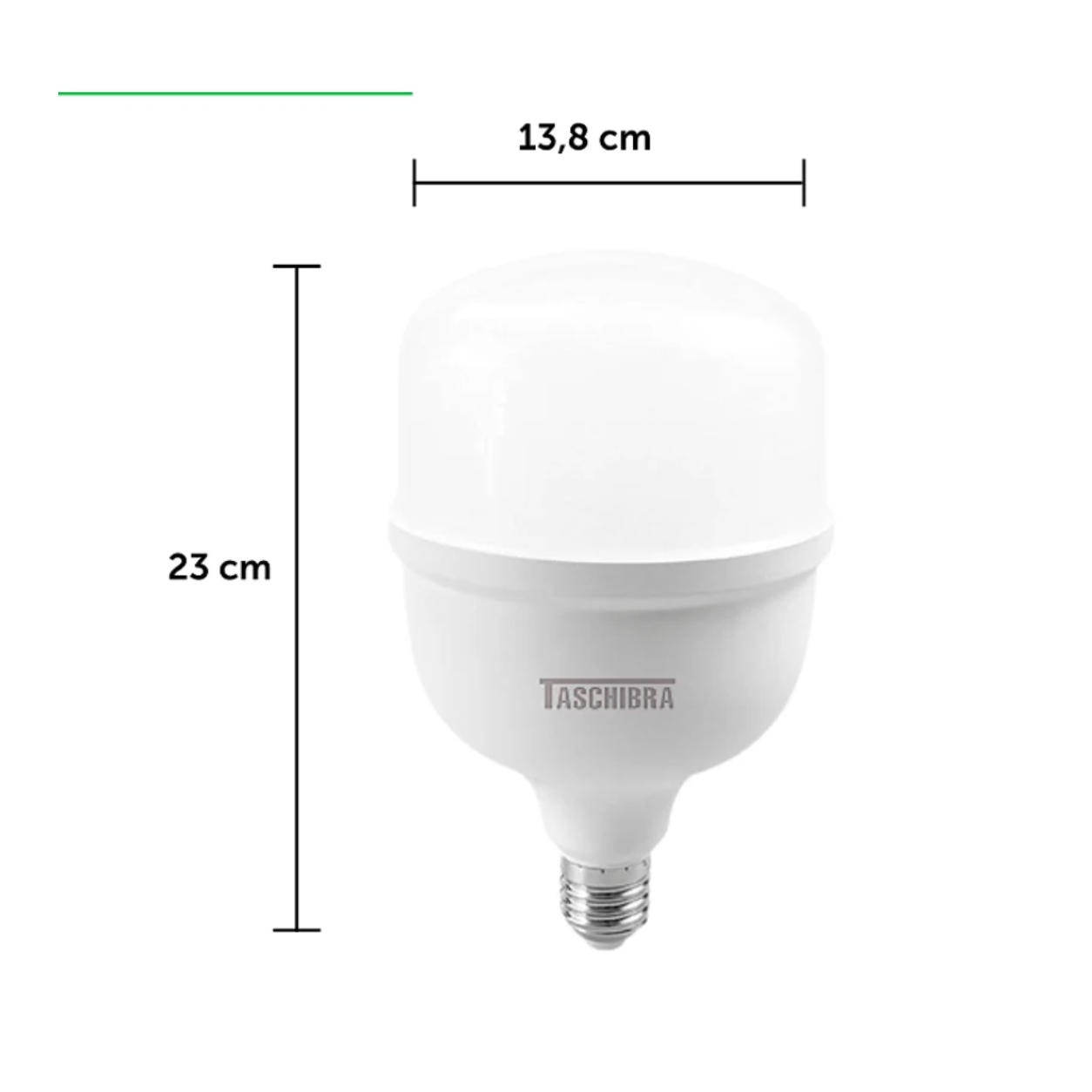 Eficiência e durabilidade da Lâmpada LED 100W Taschibra