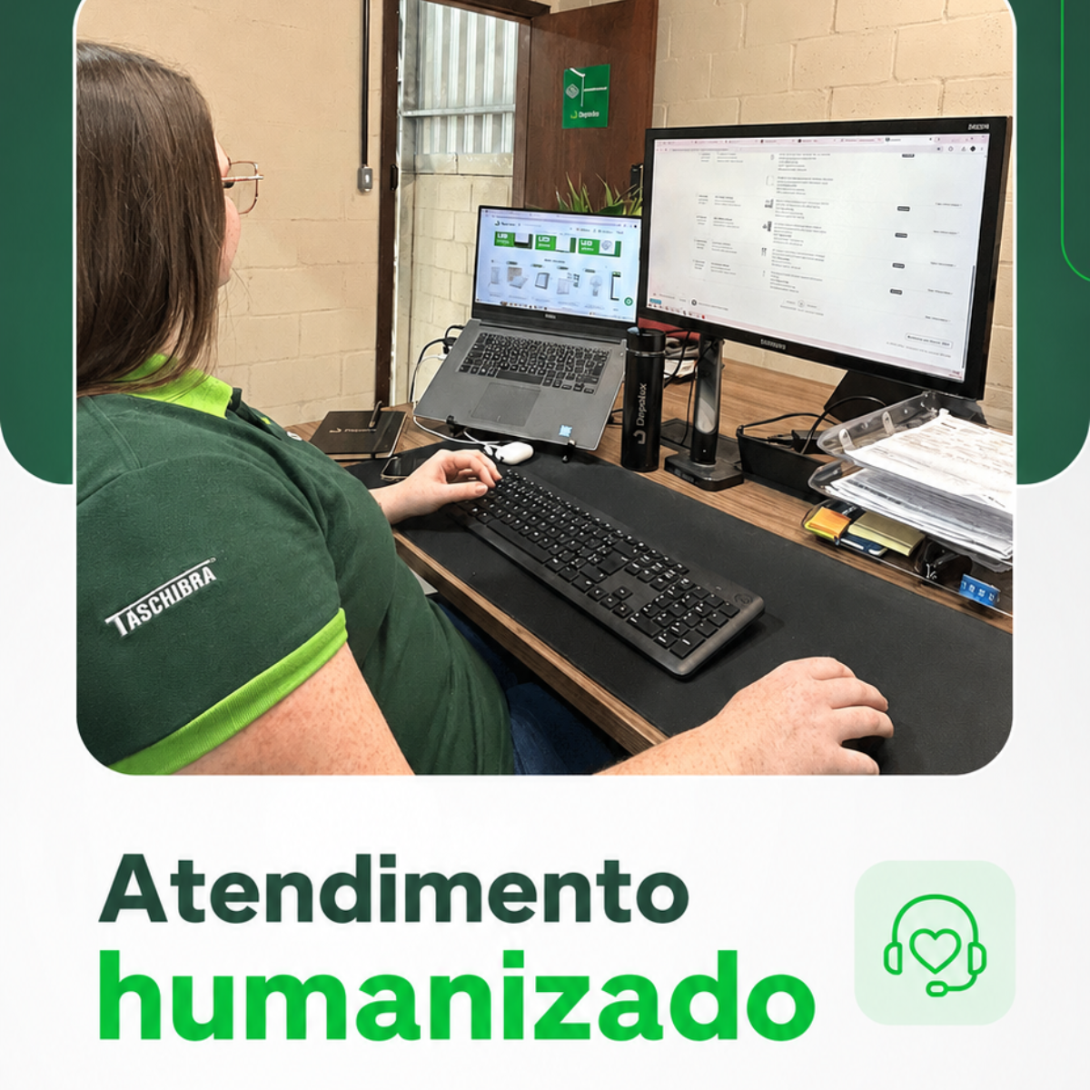 Dúvidas? Atendimento humanizado Depolux