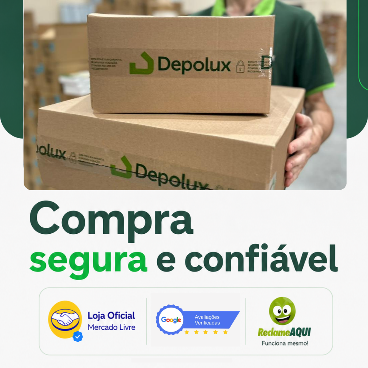Depolux é confiável? Compra segura e confiável