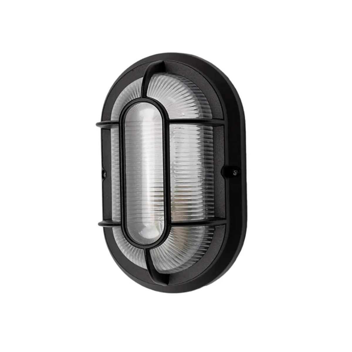 Arandela Externa Tartaruga Munich Alumínio E27 IP44 Bivolt Germany Preto