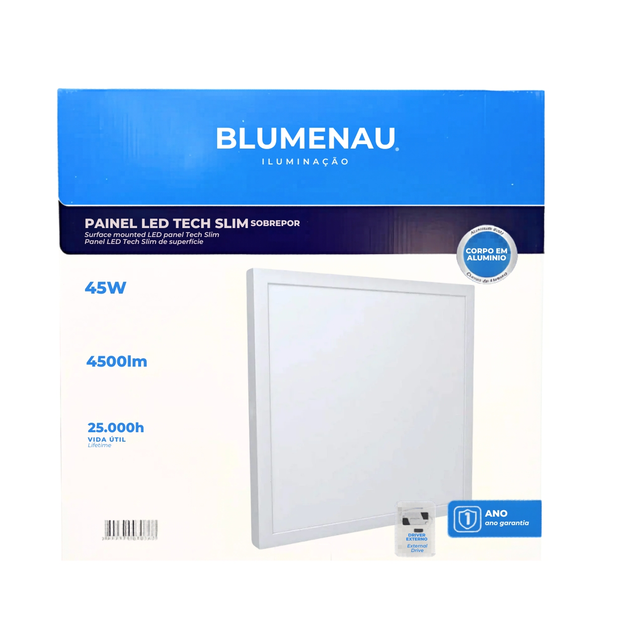 Painel LED Sobrepor 45W