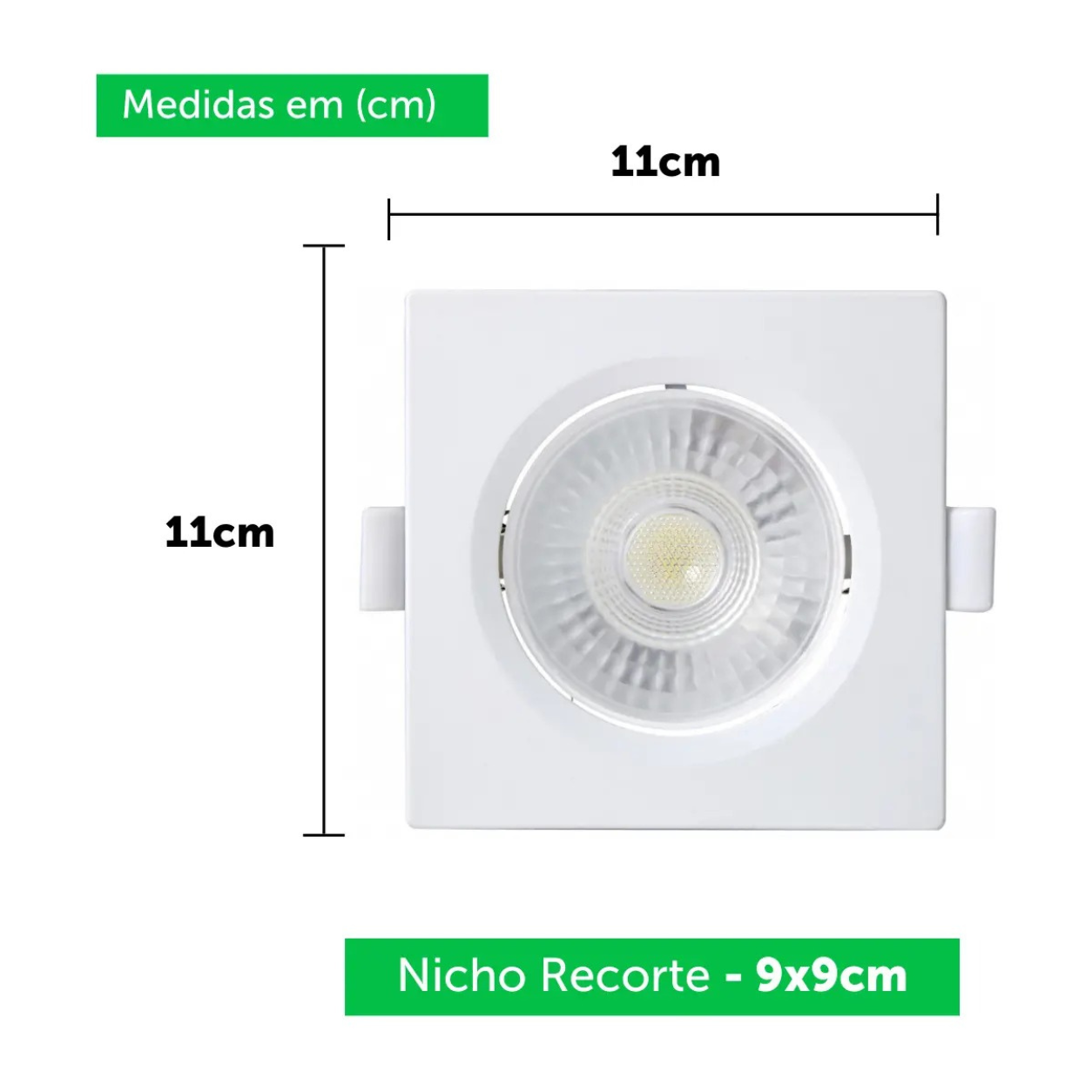 Lâmpada LED inclusa no spot Alltop Taschibra