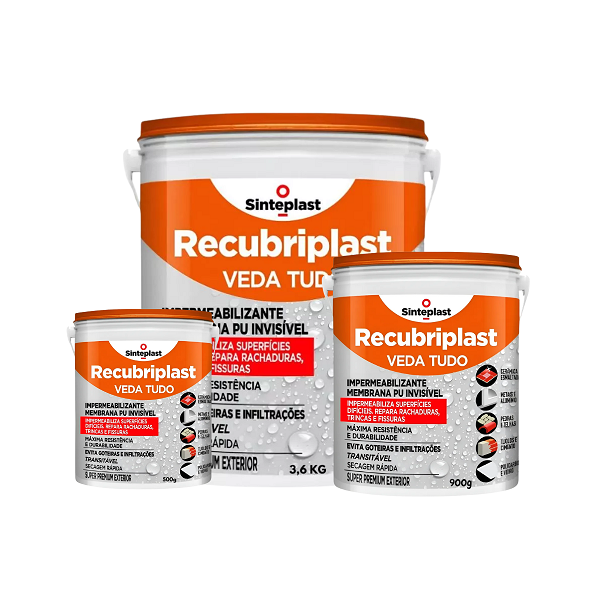 Recubriplast Veda Tudo – Membrana PU Invisível