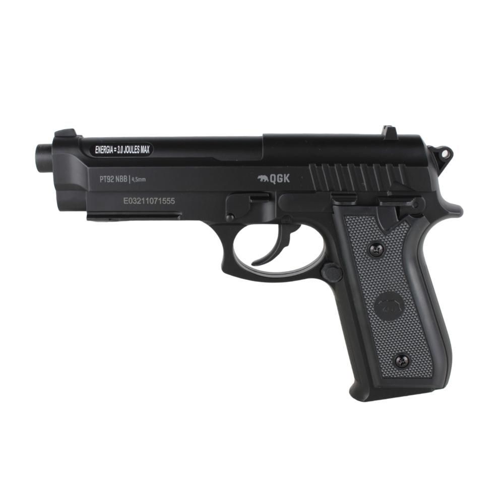 Pistola De Pressão Airgun Co2 Pt92 GNBB Polímero Qgk
