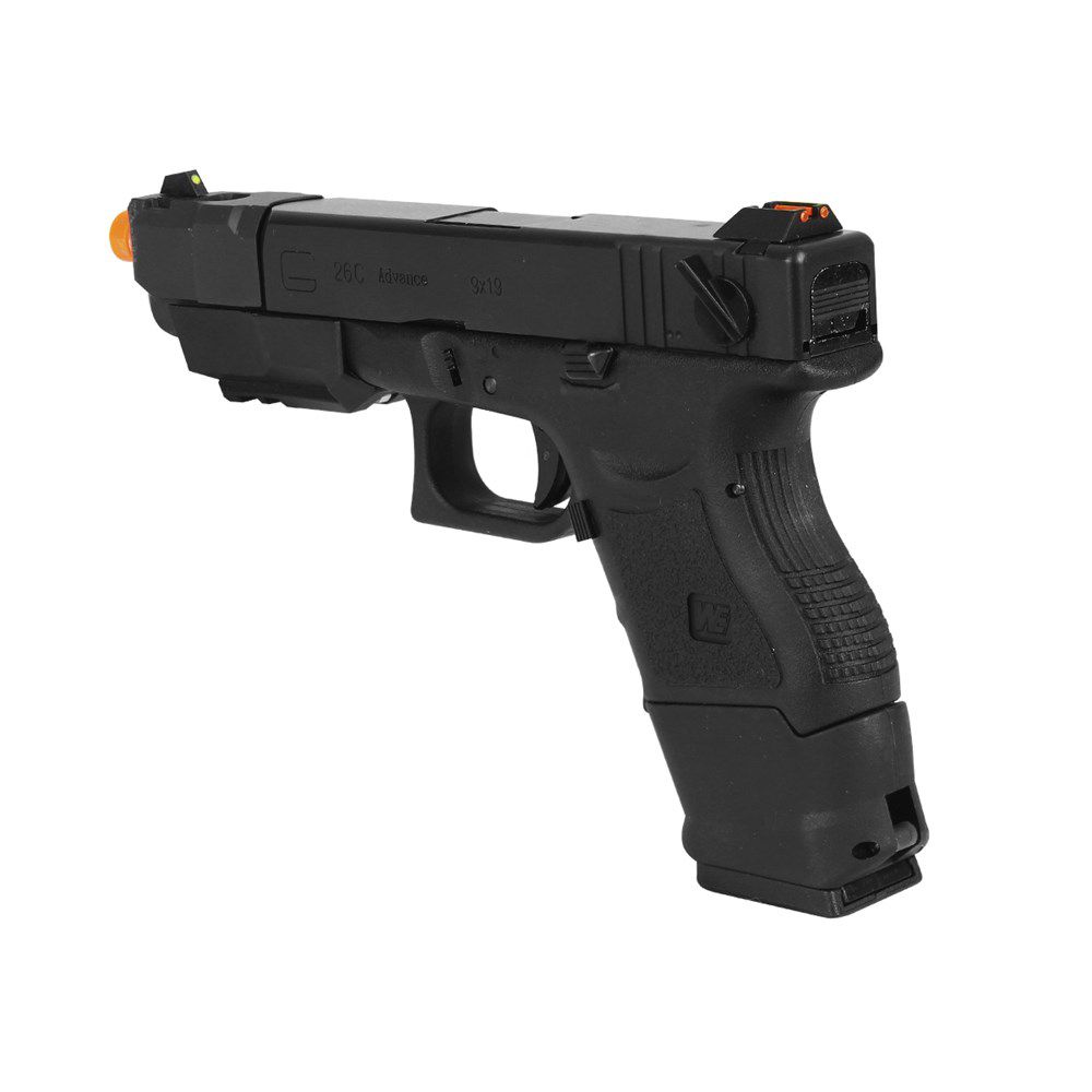 Pistola Airsoft GBB WE Glock G26C Advance Semi-metal - Dispropil