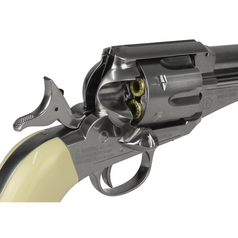Revólver de Pressão CO2 1875 Dual Ammo Full Metal 4.5mm