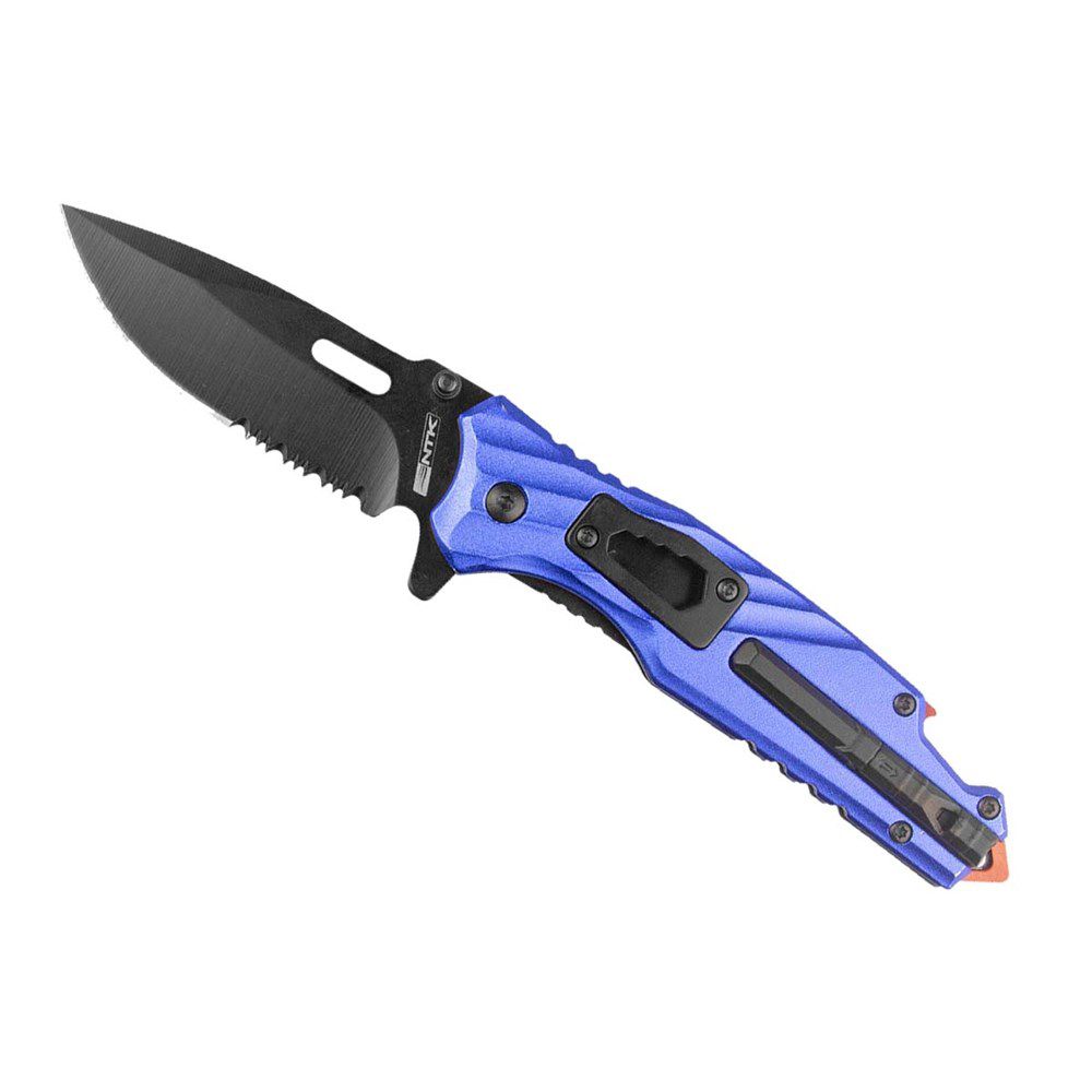 Canivete Tático Pederneira Bronx Azul – Nautika - Dispropil: Tiro