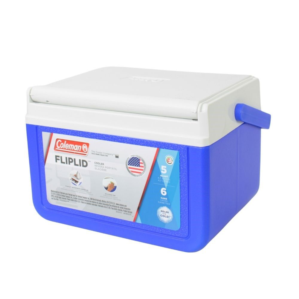 Caixa Térmica 5QT 4.7 Litros Flipid - Coleman - Dispropil: Tiro