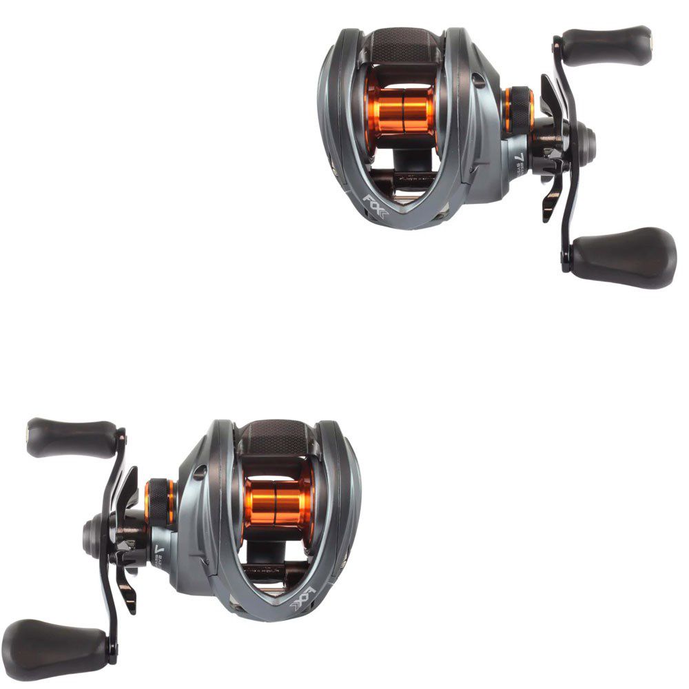Carretilha Fox 7000 SHIL Alumínio 6 + 1BB Rolamentos Cinza