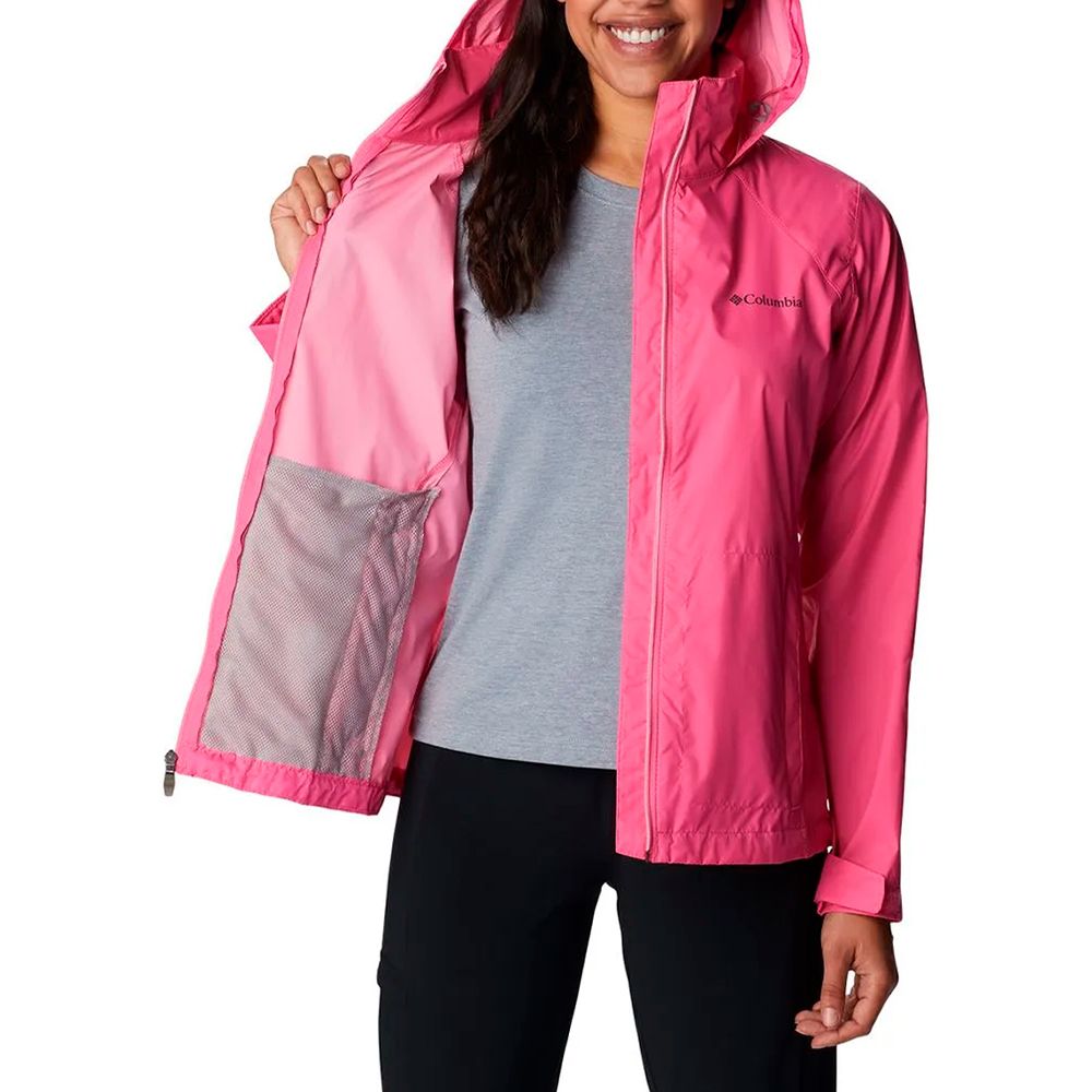 Jaqueta Switchback III Wild C/ capuz Embutido e Ajustável Rosa