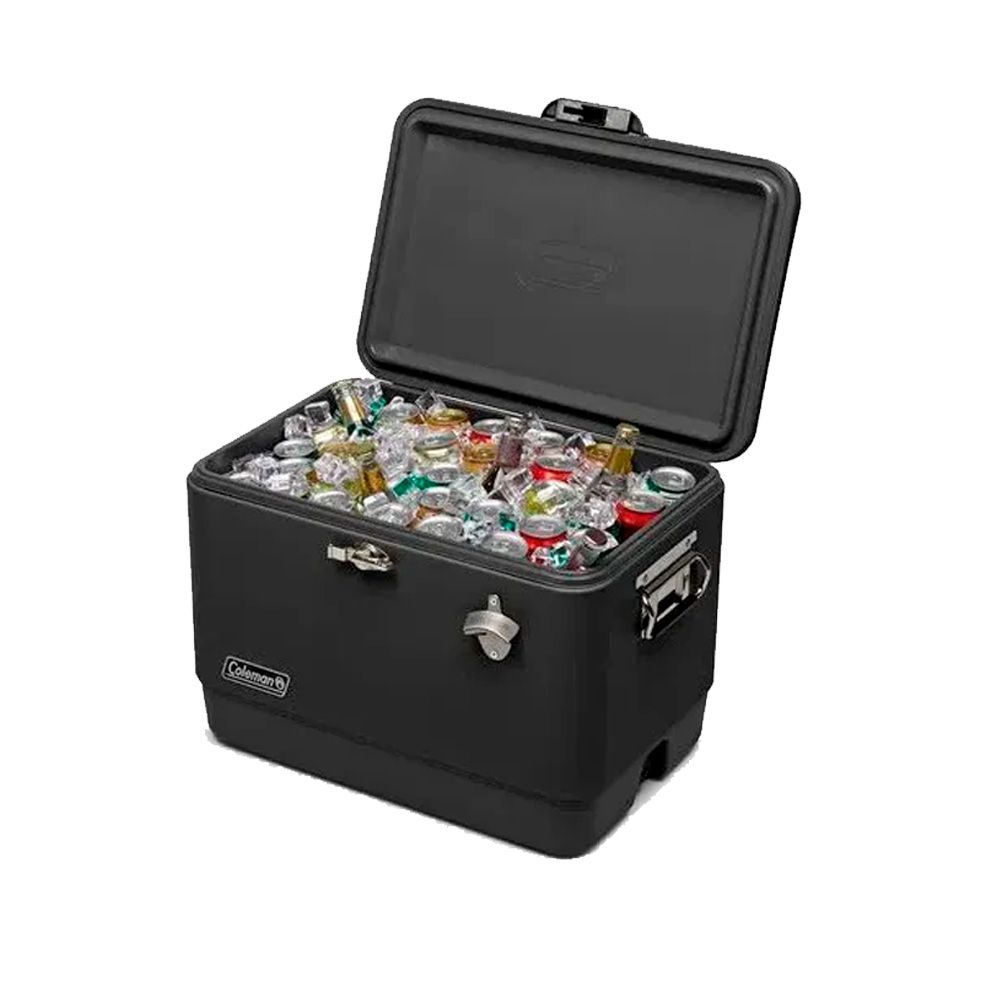 Caixa Térmica Reunion 51L Aço Inoxidável All Black - Coleman