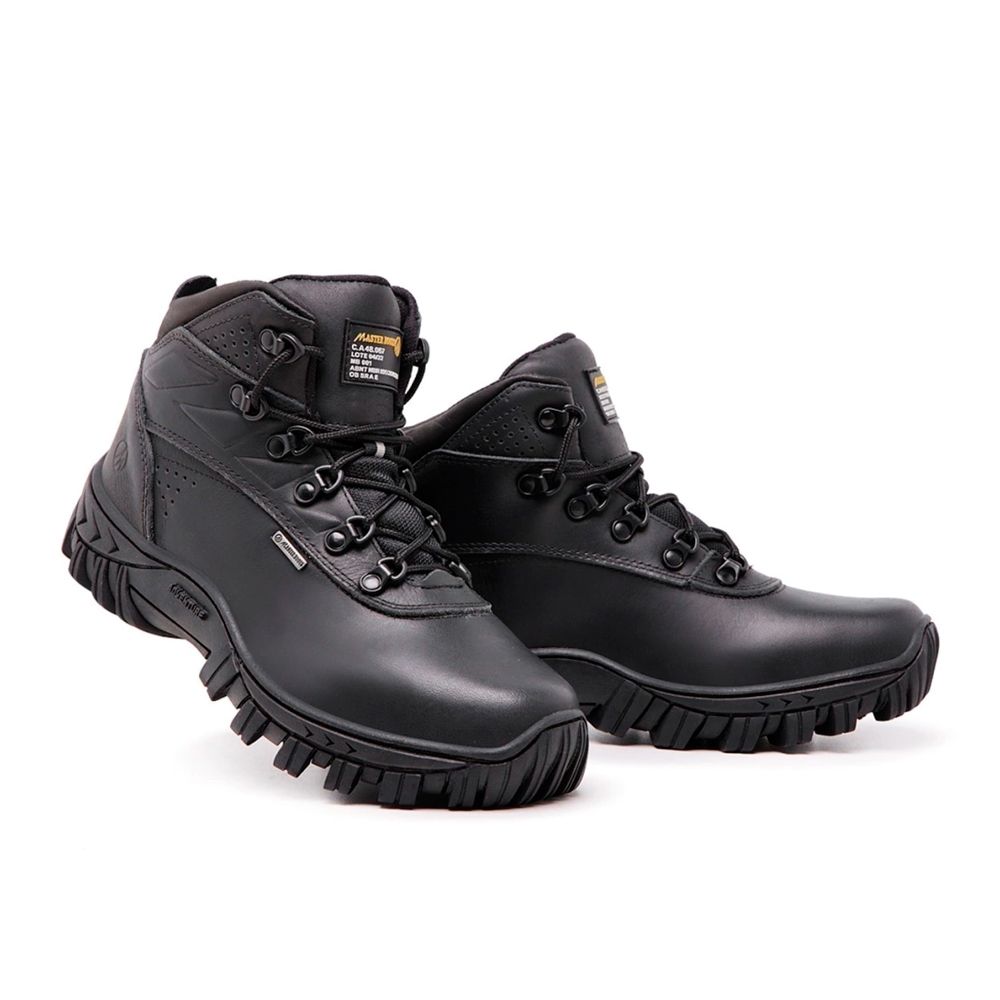 Bota De Segurança Cano Alto Preto C.A 48.067 - Master Boots