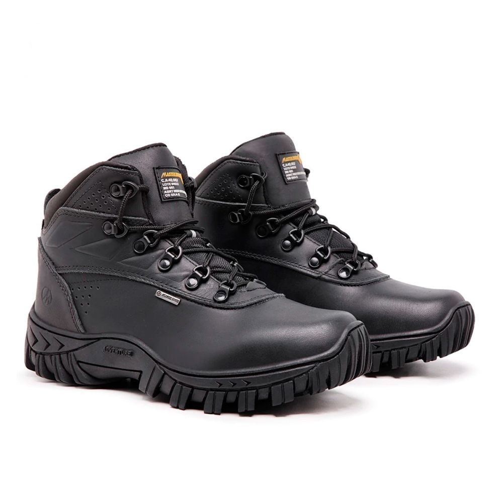 Bota De Segurança Cano Alto Preto C.A 48.067 - Master Boots