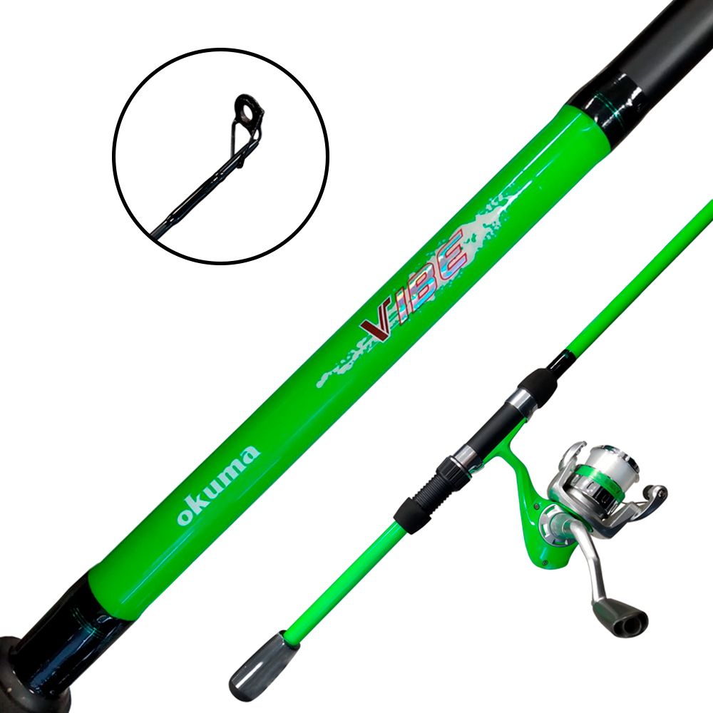 Kit Vara de Pesca com Molinete Okuma Vibe 2 Partes - Maruri
