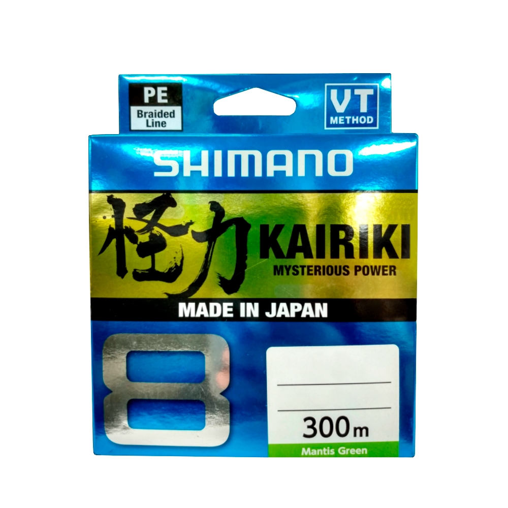 きり Linha de Pesca Multifilamento Kairiki 8x 300m - Shimano