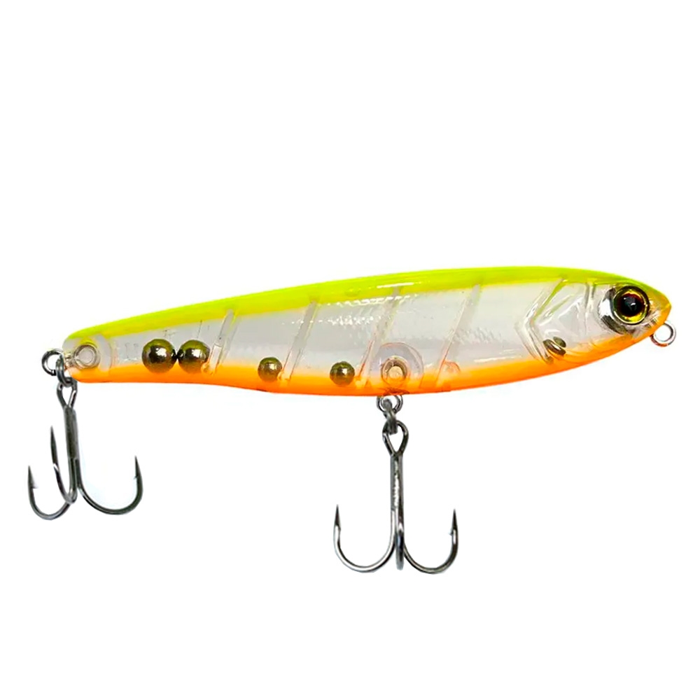 Leurre De Surface Jackall Bonnie 107 – 107mm, 18g, Flottant, Cliquet, Perche Blessée
