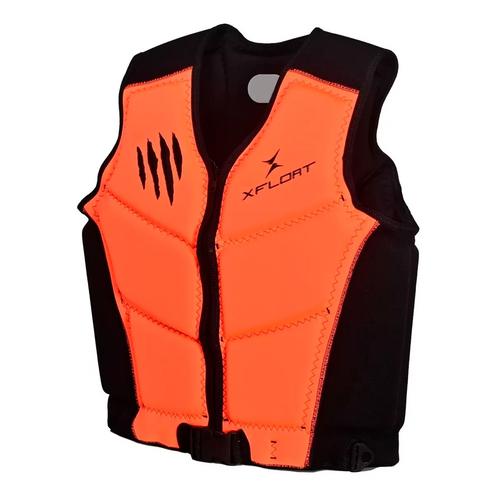Colete Salva Vidas Homologado Enzo 2.0 Laranja - Xfloat