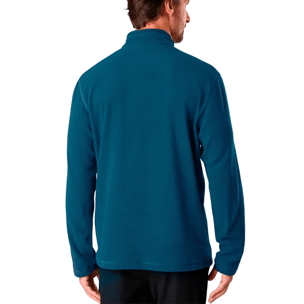【user_44b987d5】 Fleece Pulover Masculino Glacier 1/4 Zip Azul Petroleo - The North
