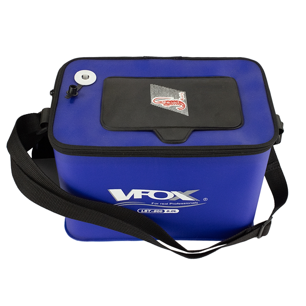 Porta Iscas Viva T-Blade LBT800 8 Litros - VFOX - Dispropil: Tiro