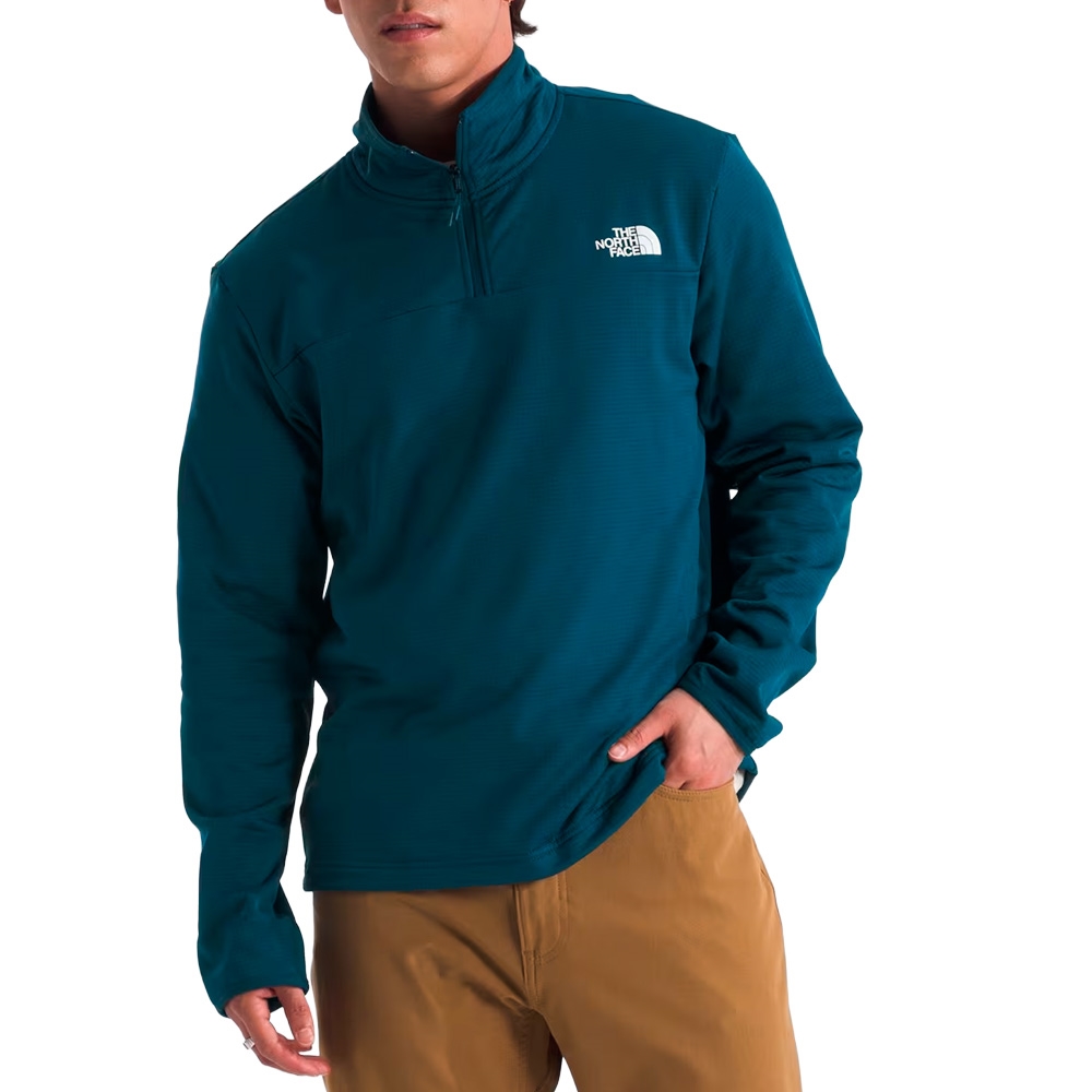 【70%OFF】doubleface beaver wool pullover Pulover Fleece Masculino Cedar Trail Grid Azul - The North Face