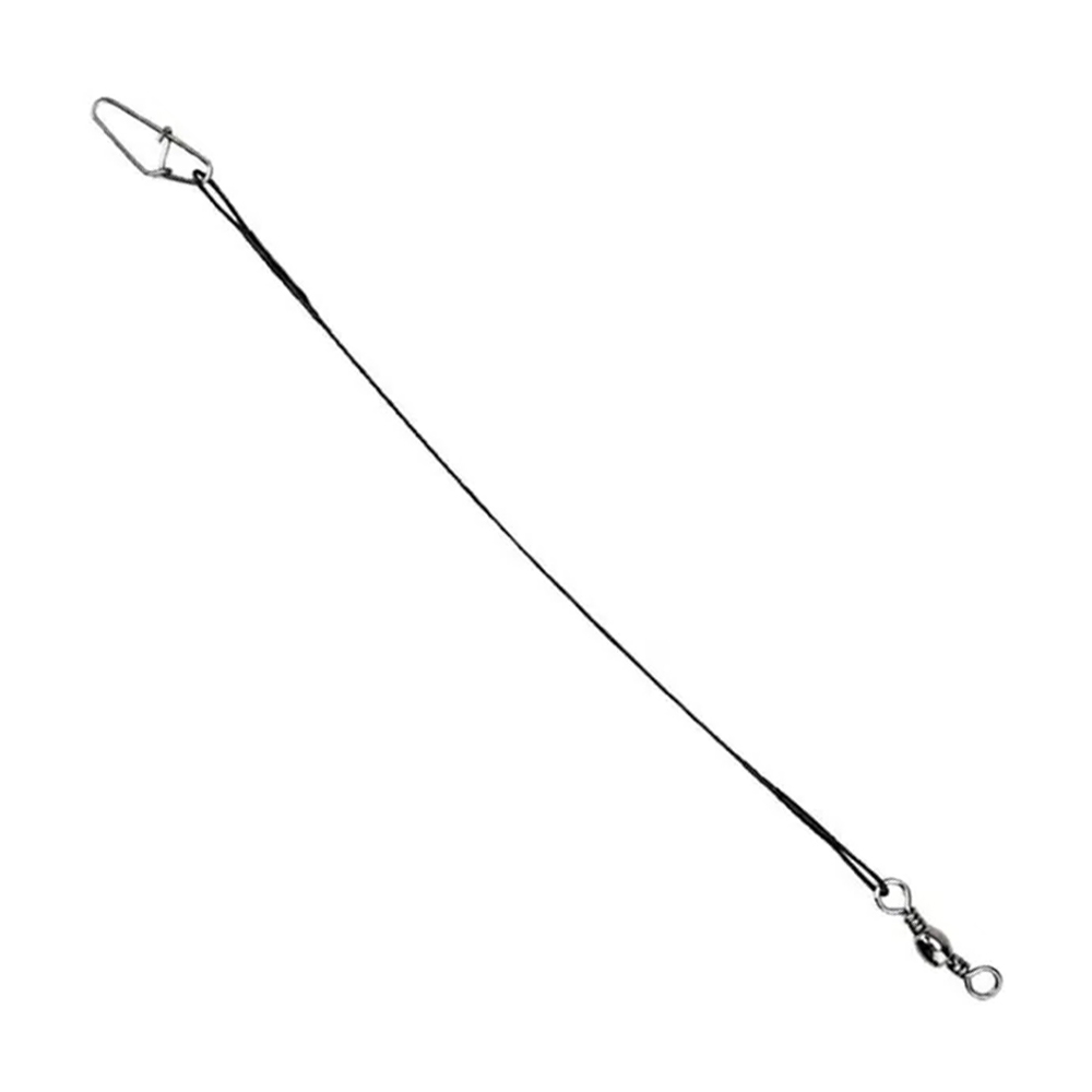 Chicote Crown Steel Leader Black Nickel C/ Girador e Snap - Crown