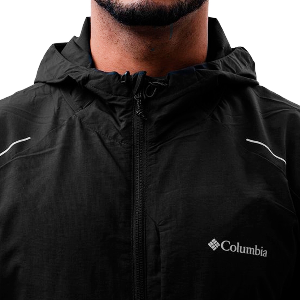 Jaqueta Masculina Tech Nylon Hoodie Preta - Columbia - Dispropil