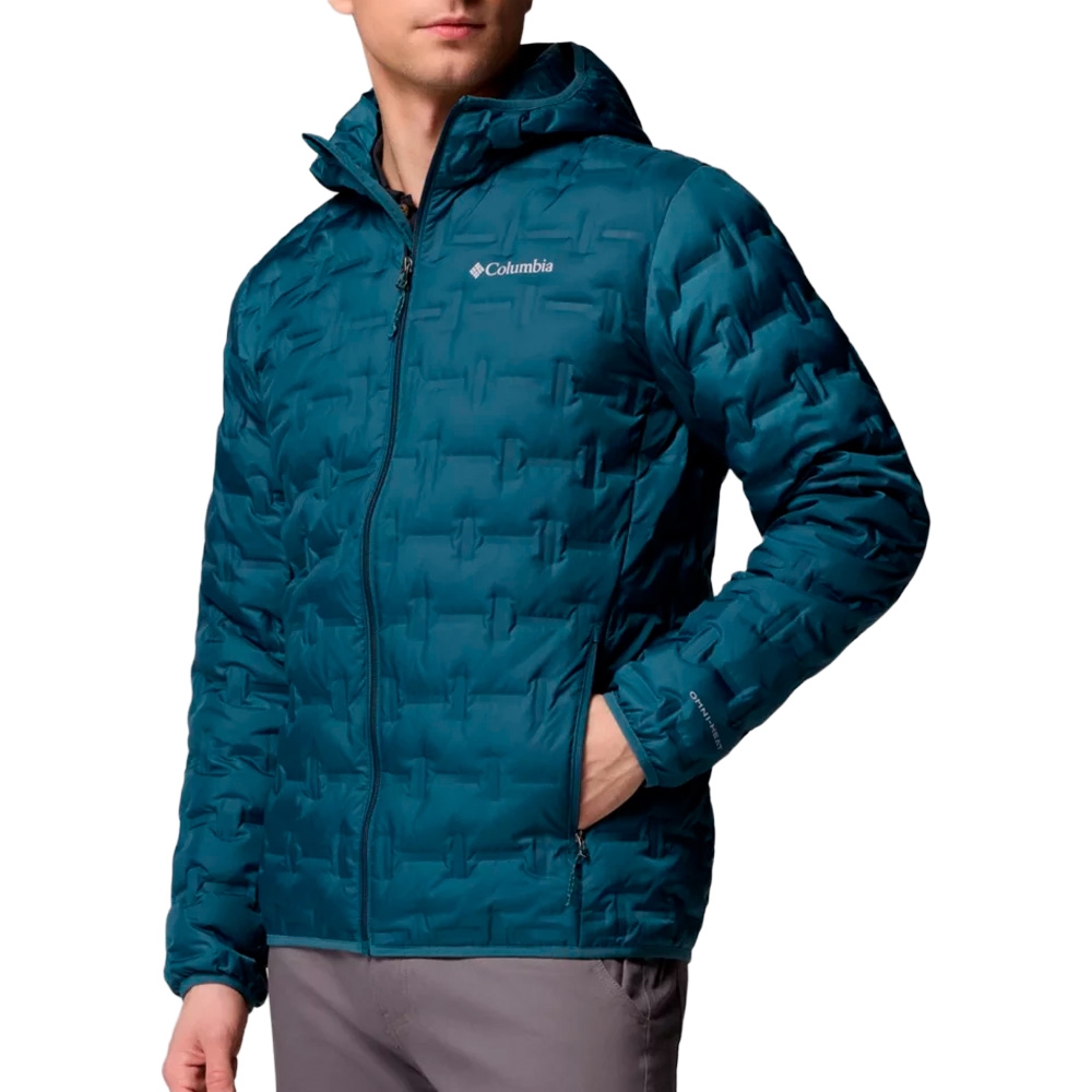 Jaqueta Masculina Delta Ridge II Down Hooded Capuz Everblue Azul