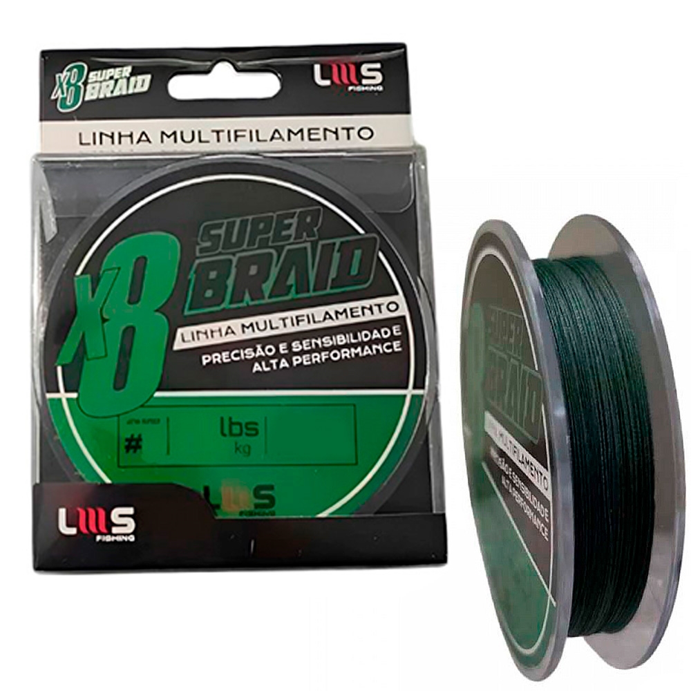 Linha Multifilamento 8x Verde 300mts - LMS - Dispropil: Tiro