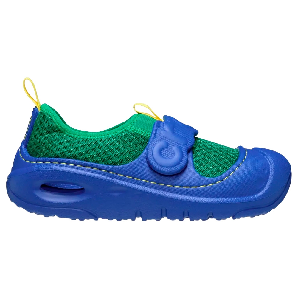 イカスミ Tênis Swiftwater Splash Infantil Green Ivy Azul Verde - Crocs