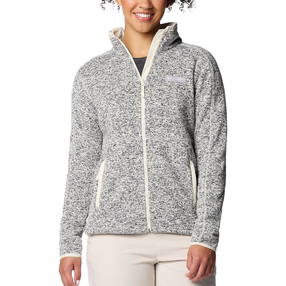 Jaqueta Feminina Sweater Weather II Fleece Chalk Heather Mescla
