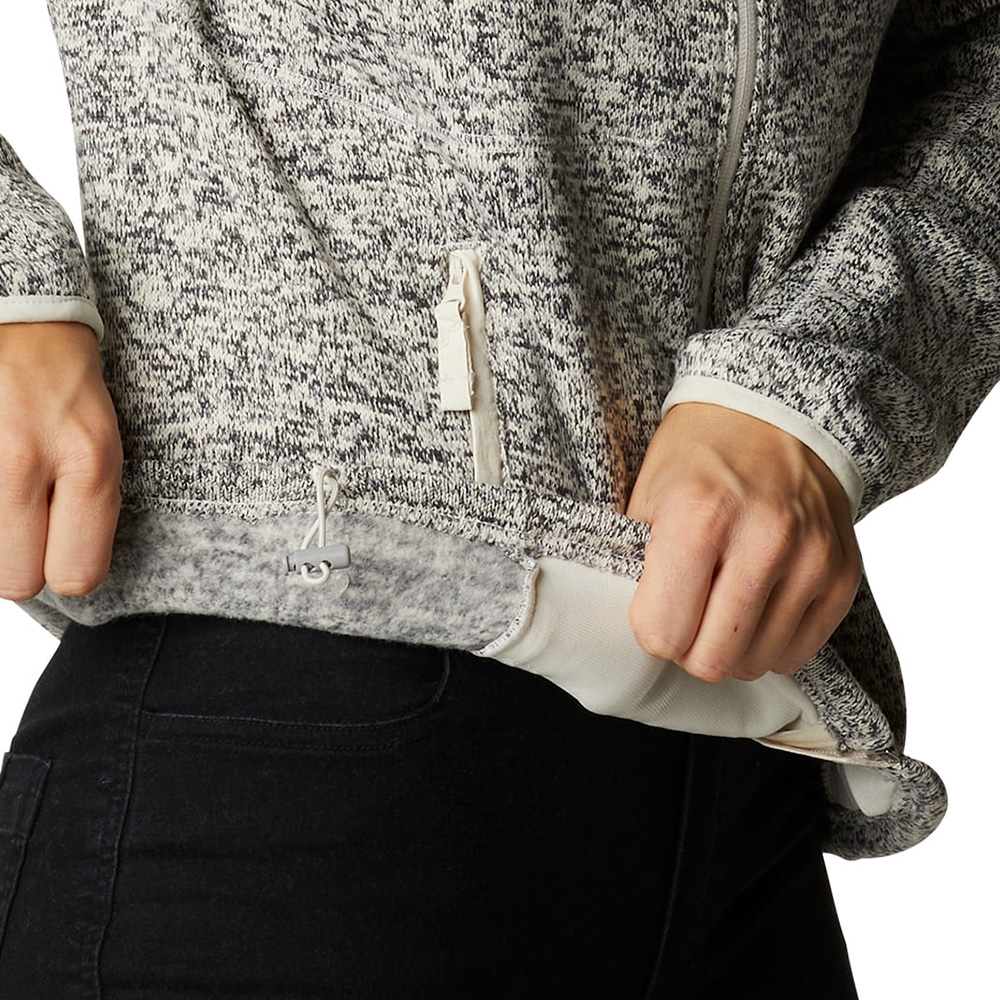 Jaqueta Feminina Sweater Weather II Fleece Chalk Heather Mescla