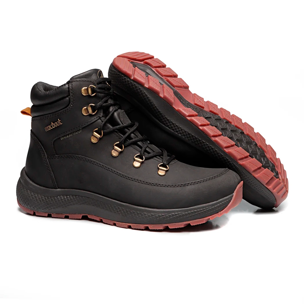 Ｂoo M Bota Feminino Sabine 08 Barus Amphibiuos C/Horse Hidr Grafite