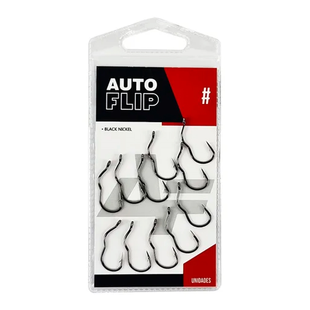 Anzol Auto Flip Black Nickel - Albatroz - Dispropil: Tiro
