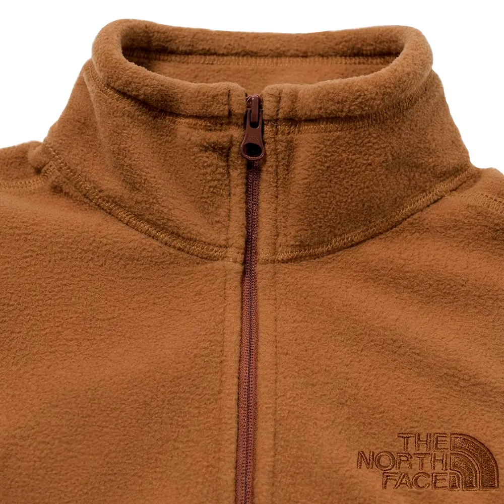 Fleece Masculino Glacier 1/4 Zip Burnt Umber - The Nort Face